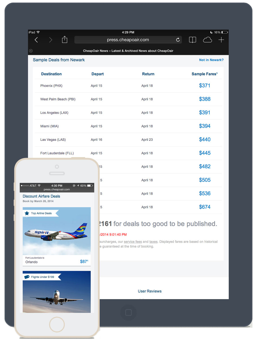 press page visual design